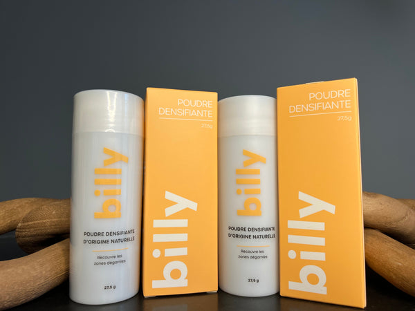 Poudre densifiante BILLY comparée aux autres marques